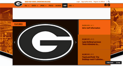 Desktop Screenshot of greenbulldogathletics.com